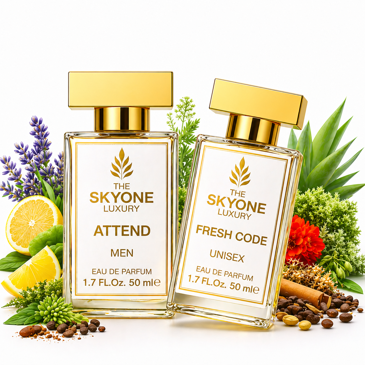 Fresh Code + Attend – Duo Edition (2 × 50 ml EDP)